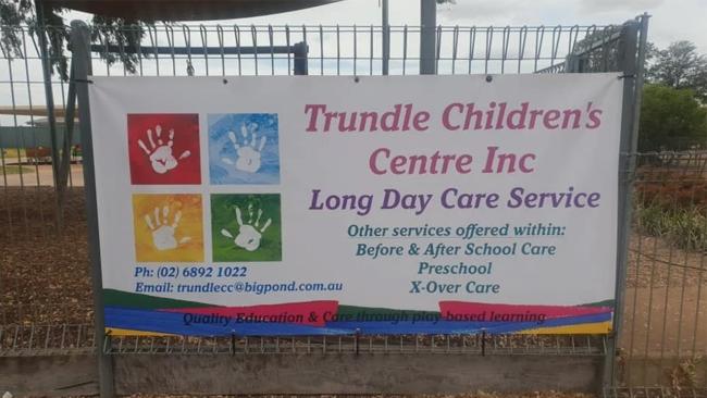 The little girl was meant to attend daycare at Trundle Children's Centre, but was left on a private bus. Photo: Google