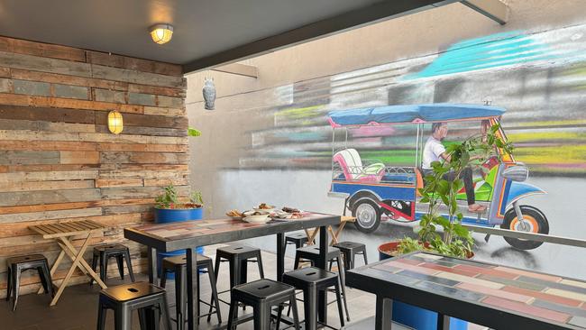 Inside The Thai Guy; the former burger joint half way up Magill Rd has been transformed in the style of a Bangkok shanty diner. Picture supplied