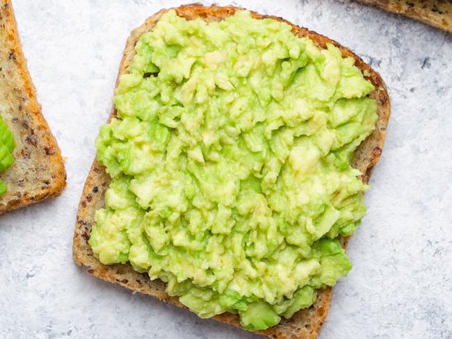 Smashed avocado / toast / file picture / stock image. Picture: iStock.