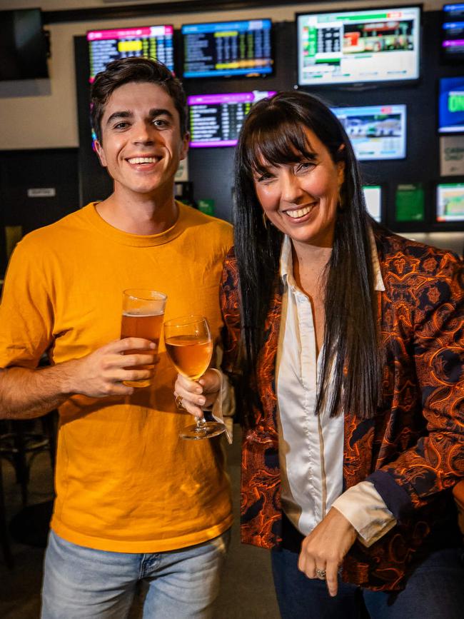 Ali with her radio co-host, Max Burford Picture: Tom Huntley