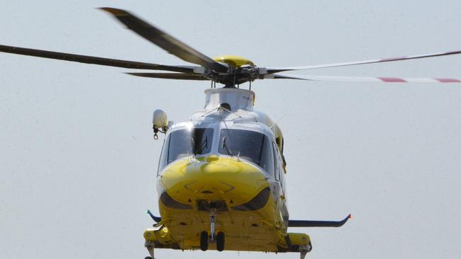 A woman has been flown to hospital with potentially life-threatening burns following a vehicle fire in the South Burnett which is understood to be related to a mental health incident. LifeFlight Generic