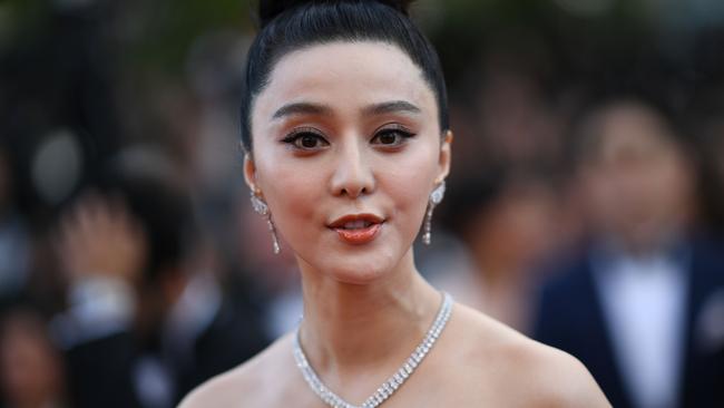 Chinese actress Fan Bingbing.