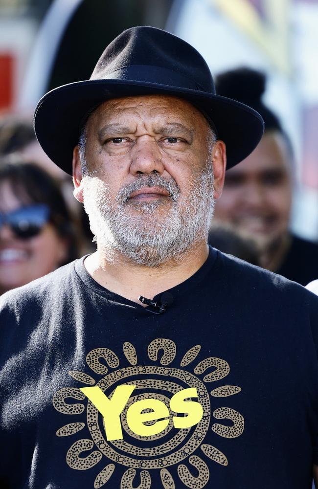 Indigenous leader and Yes campaigner Noel Pearson in Cairns for a final push for the Yes vote. Picture: Brendan Radke