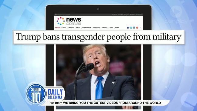 Daily Dilemma: Trump bans transgender people from military