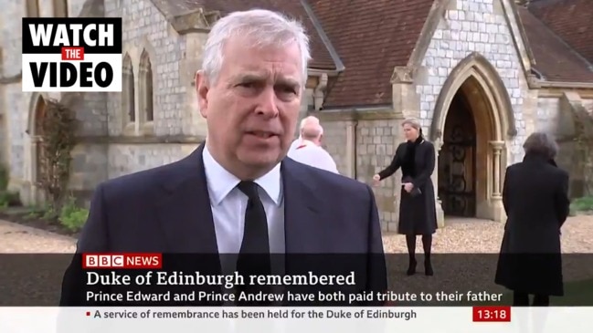 Prince Andrew speaks in public as he pays tribute to father Prince ...