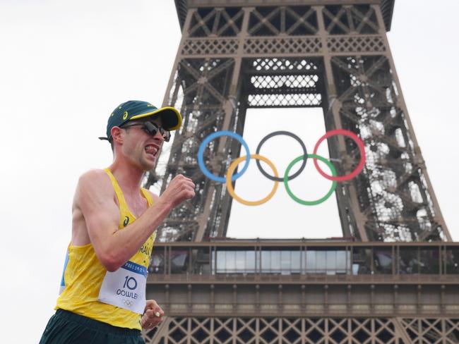 Montag partnered Rhydian Cowley in the first Olympic marathon relay to clinch bronze. Picture: David Ramos/Getty Images