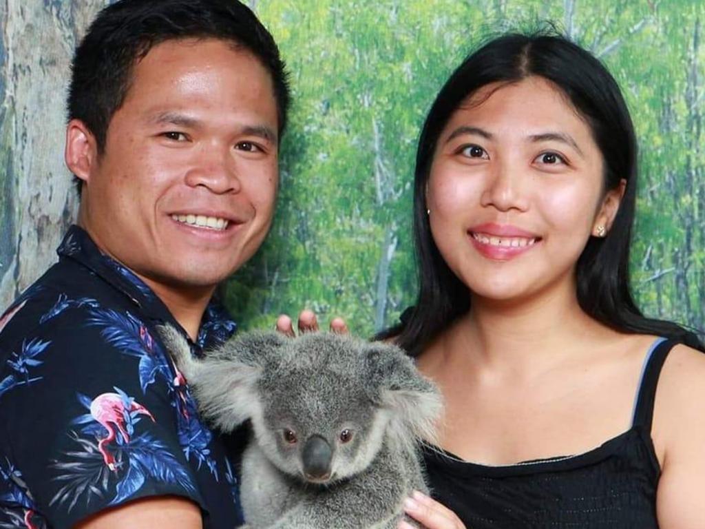 Lar Sue and his wife Meibao Liang.