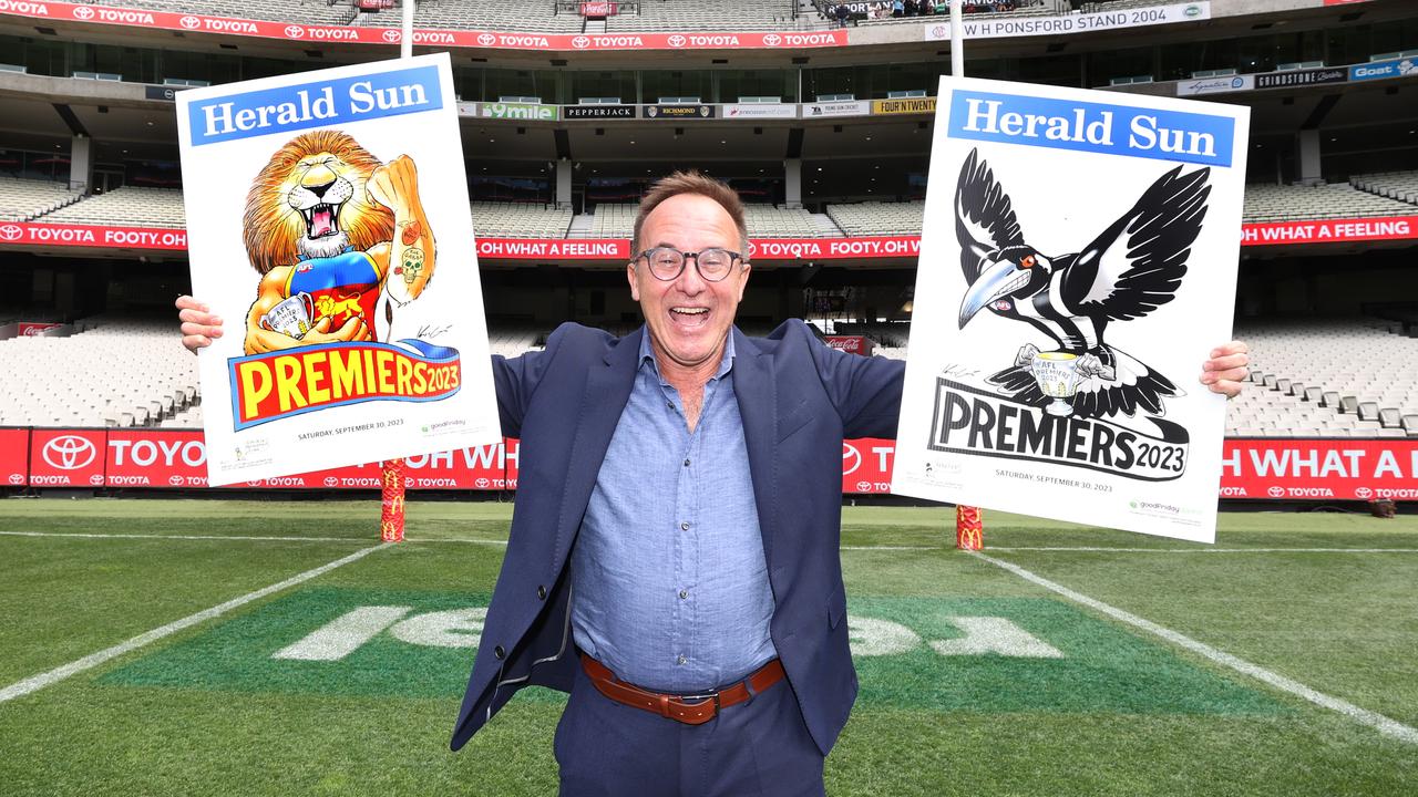 AFL grand final 2023 Herald Sun souvenirs Herald Sun