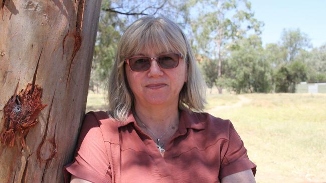 Jane Clark at Madigan Park, Braitling, Alice Springs. Picture: Gera Kazakov