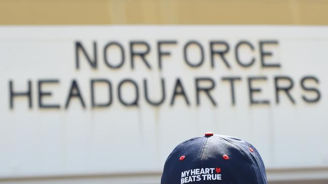 A NORFORCE soldier died on Tuesday after suffering what defence sources believe was a heart attack.