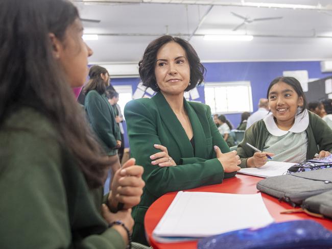 Prue Car, NSW Deputy Premier and Minister for Education and Early Learning visits Girraween Public School.Photo Jeremy Piper