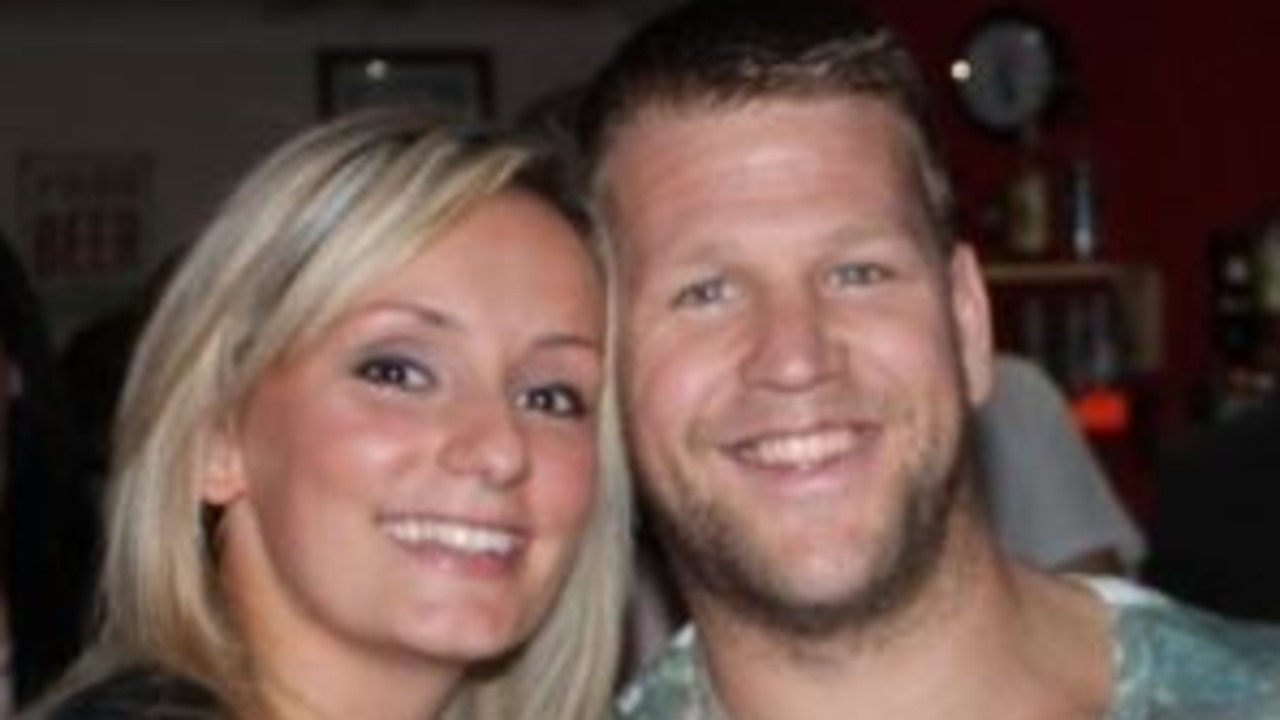 Tiffany and Ben Black when they were living in the UK. Picture: Supplied