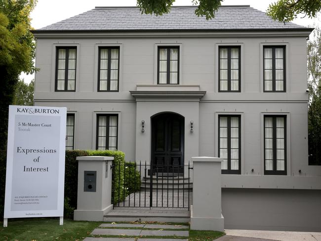 The chef’s Toorak mansion is up for private sale. Picture: David Geraghty