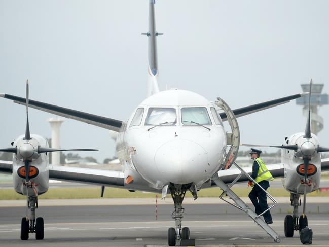 SYDNEY, AUSTRALIA - NewsWire Photos DECEMBER 2, 2020. REX (regional express) will start selling flights between Sydney and Melbourne, offering customers full service at discount prices.Picture: NCA NewsWire / Jeremy Piper