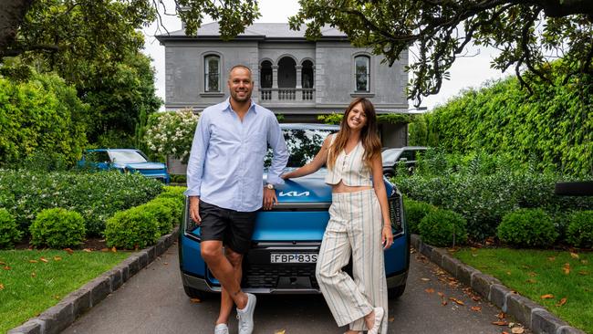 Lance “Buddy” Franklin and wife Jesinta.