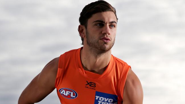 Tim Taranto is set for a prominent midfield role with the Giants. Picture: Toby Zerna. 