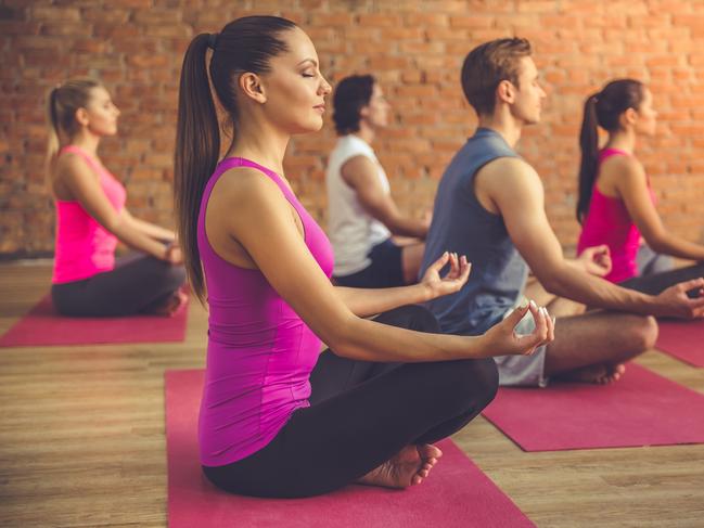 An in-flight yoga class was also considered.