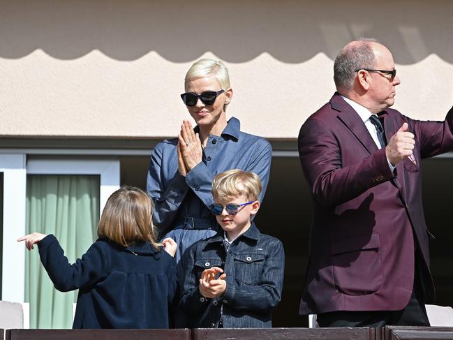 The couple have twins, Prince Jacques of Monaco and Princess Gabriella of Monaco. (Photo by Pascal Le Segretain/Getty Images)