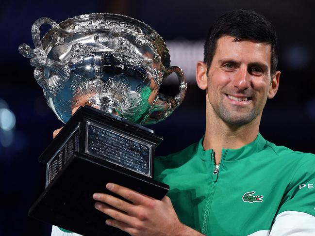 Serbia’s Novak Djokovic is a nine-time Australian Open champion. Picture: AFP