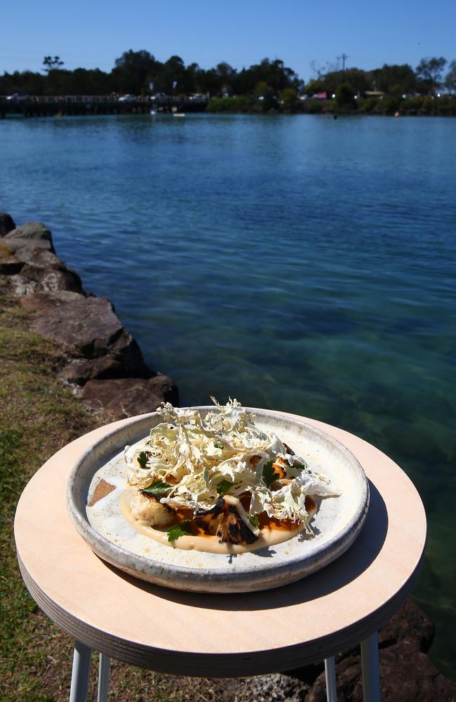 Fleet restaurant in Brunswick Heads: Cauliflower, sea urchin and butter anyone? Picture: David Clark