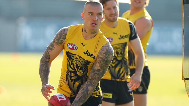 Dustin Martin in action at Punt Rd. Picture: Getty