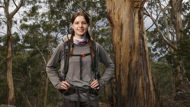 Nelly Brett 17. Nelly Brett 17 with her dad Gavin Brett who recently finished climbing all 158 Abel mountains around Tasmania – the first father and daughter to do so and Nelly has become the youngest to do this feat too. Picture: Nikki Davis-Jones