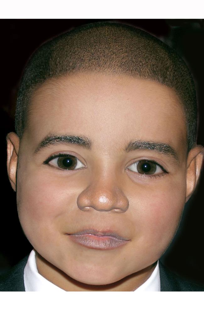 This is how a forensic artist predicts Saint West will look.