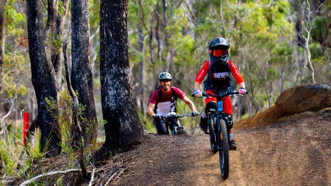 Summer is a great time for mountain biking in Tasmania.