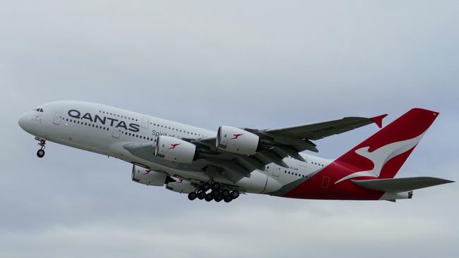 Qantas has welcomed back one of its 12 A380s, after 593-days in storage due to the Covid crisis. Picture: Supplied.