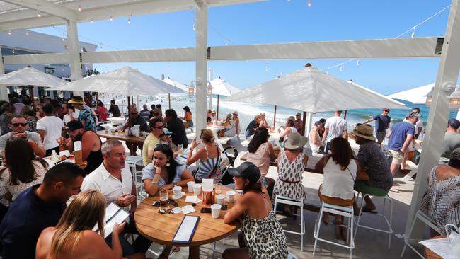 Burleigh Pavilion has had huge crowds since its first week of trading. Photo: Glenn Hampson