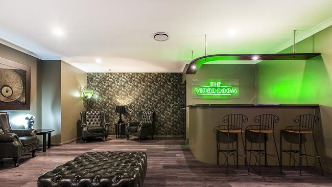 Customers can relax before their appointments in The Viper Room's lounge. Picture: The Viper Room