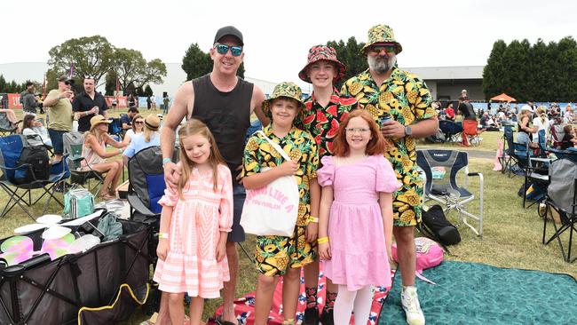 Hello Sunshine Music &amp; Food Festival. Ben Crewther and his family and friends Picture: David Smith