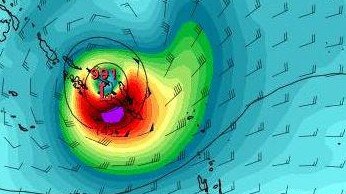 A storm off the Far North Queensland coast has a "remarkable" chance of developing into a tropical cyclone. Picture: Tropical Cyclones Worldwide