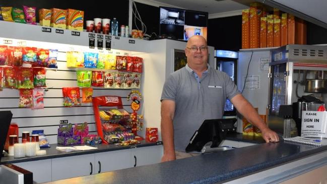 Stephen Goddard has witnessed a steep decline in ticket sales at the Emerald Cinema Complex in Central Queensland. Picture: Supplied