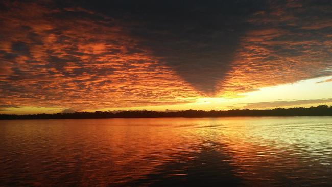 A vortex sunrise Jumpinpin. Photo: Robert Akes