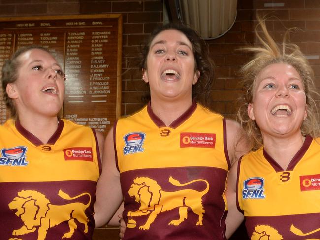 Southern FNL Women: Murrumbeena v Oakleigh Districts at Murrumbeena Park. The Beena are unbeaten this year and the big win today has guaranteed a finals berth. Picture: AAP/ Chris Eastman