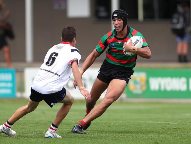 South Sydney's Joseph Suaalii for SG Ball