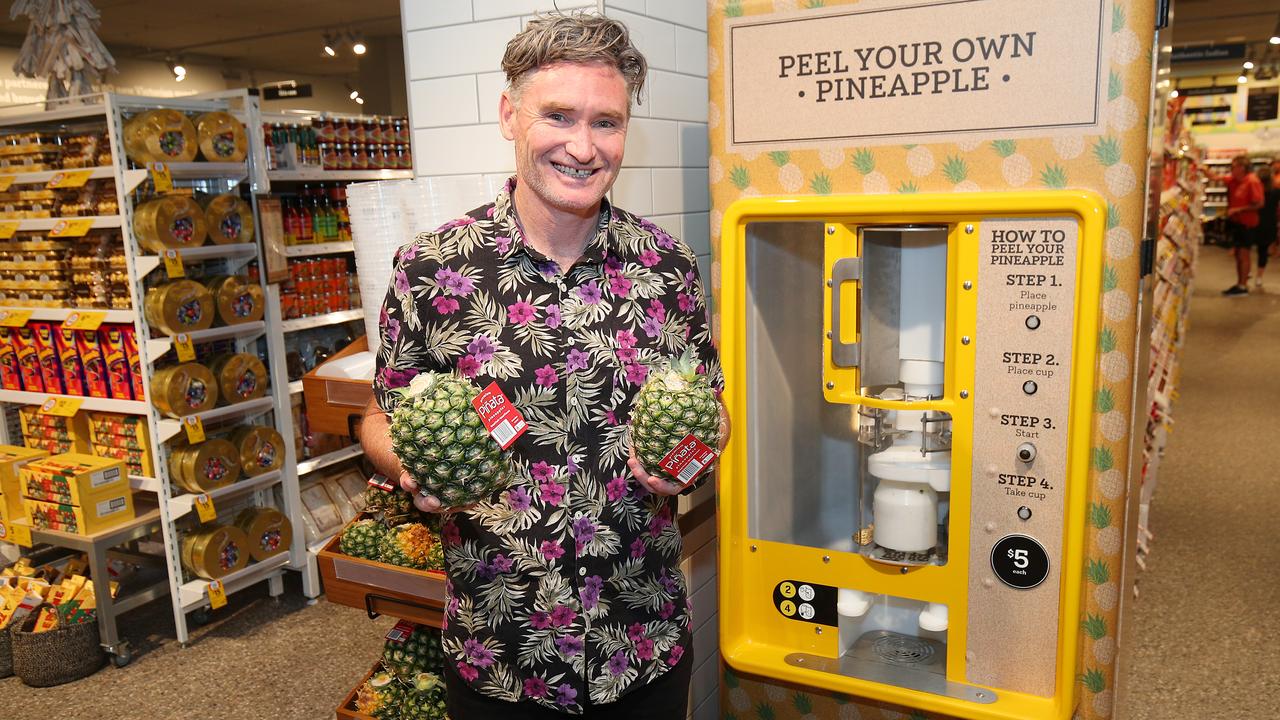 A pineapple coring machine — Genius! Picture: Graham Denholm/Getty Images