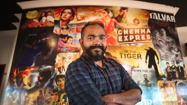 Will Patel at his new Bollywood Bar restaurant in Helensvale. Picture: Glenn Hampson.