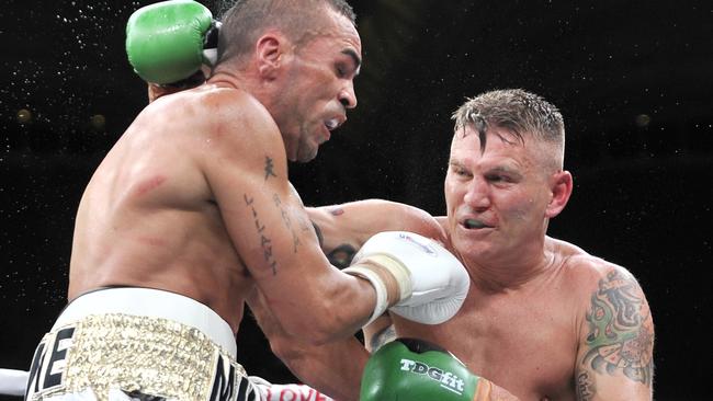 Danny Green scored a controversial win over Anthony Mundine. Picture: AAP