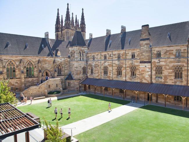 St Johns College, Sydney University. Photo: Supplied