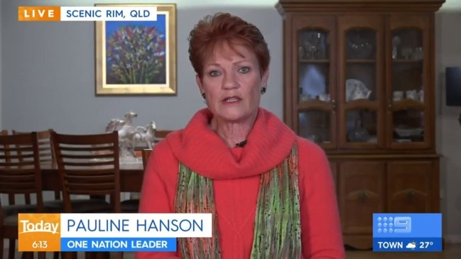 Pauline Hanson threatens QLD Premier with High Court challenge over border closure (Today Show)