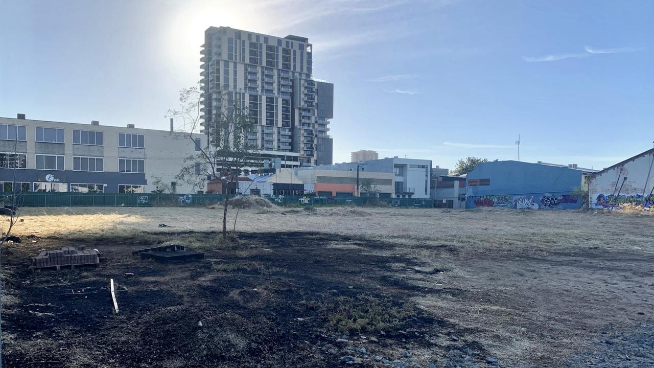 The former Merc site on Gouger St. Picture: Tricia Watkinson