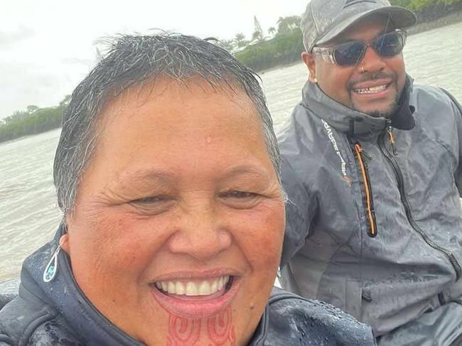 After rising tides stranded Bobbi-Grace Kerapa-Hetta on her way to work, her son-in-law sprang into action in a daring tinny rescue dubbed Operation Grasstree.