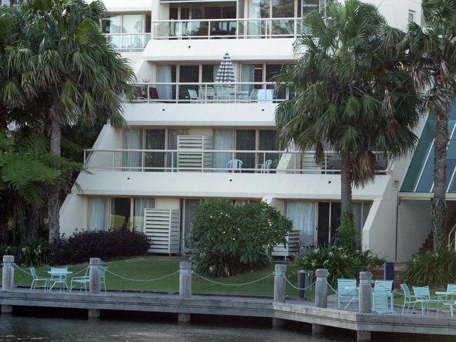 The Pacific Bay Resort at Coffs Harbour where the woman alleged she was raped by Bulldogs players in 2004.