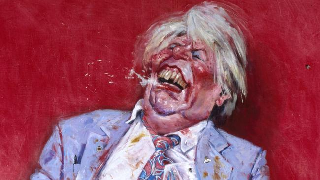 Barry Humphries’ character Les Patterson as depicted by Bill Leak.