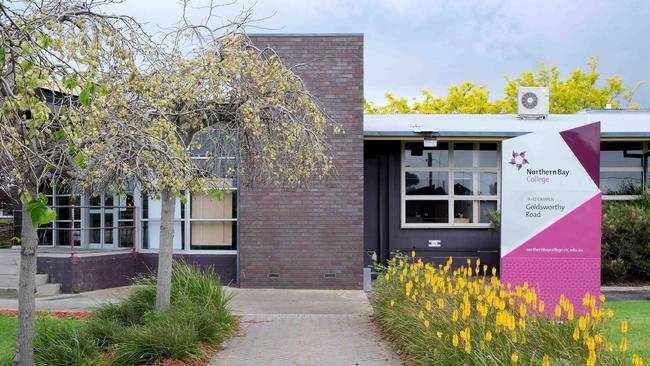 Northern Bay College Goldsworthy campus is among the schools facing outbreaks. Picture: Mark Wilson