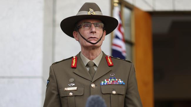 Chief of the Defence Force General Angus Campbell said Australia knew back in August that Hekmatullah could soon be, or had already been, released. Picture: Gary Ramage / Newswire