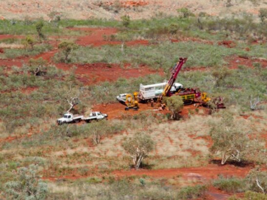 A 2019 picture of test drilling at the Sconi project near Greenvale.