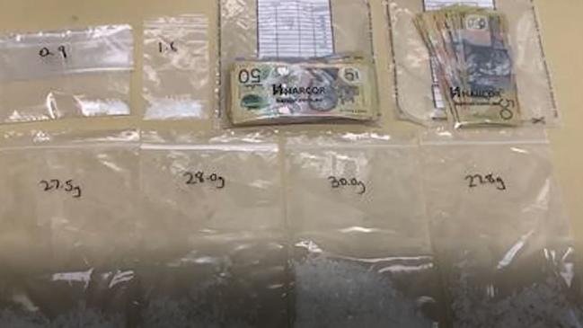 Items allegedly seized in the raid. Picture: Queensland Police